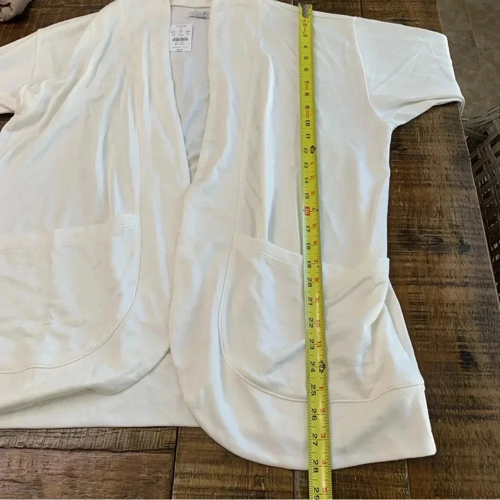 NEW J Crew Cream/Off white Knit Wrap Cardigan Sweater-XL - Picture 7 of 7